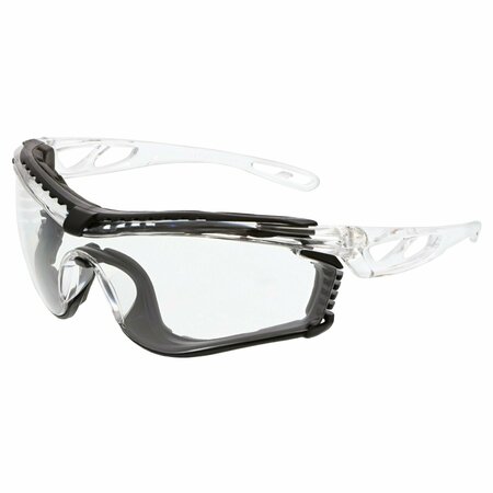 MCR SAFETY Glasses, Checklite CL5 Foam Clear UV-AF Lens, 12PK CL510AF